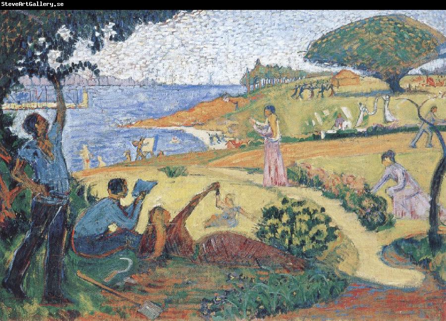 Paul Signac sketch for